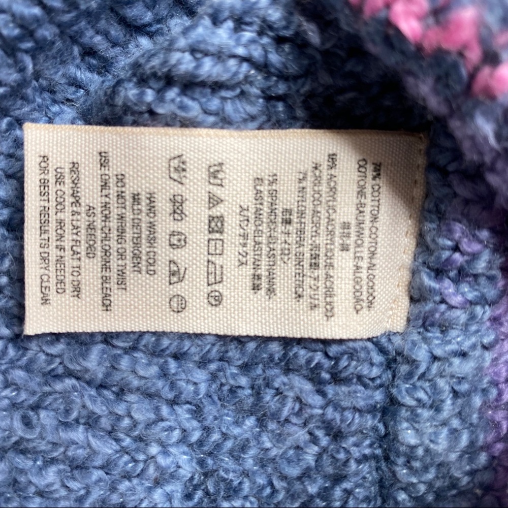 SOLD! Amethyst Sweater in Blue Combo Medium - Picture 8 of 8